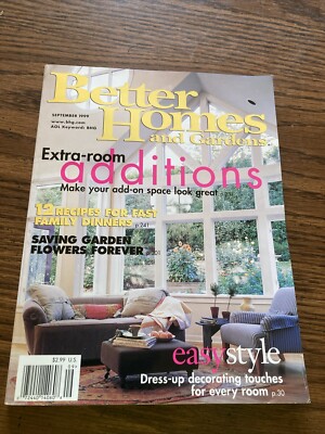 Better Homes & Gardens Magazine (September 1999) - Extra-Room Additions Issue-image