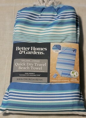 Quick Dry Travel Beach Towel Better Homes & Gardens-image