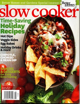 Better Homes & Gardens Slow Cooker Magazine Winter 2014 Tome Saving Recipes-image