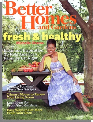 Better Homes and Gardens - 2011, August - Michelle Obama: Fresh & Healthy-image