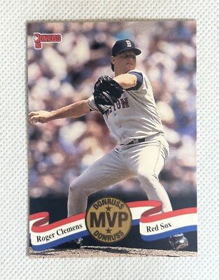 1993 Donruss Roger Clemens MVP-15 Insert Baseball Card Boston Red Sox-image