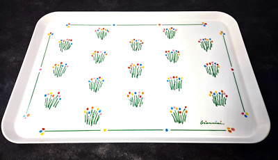 VTGE Paul Giannini Floral Melamine Tray 17 1/2