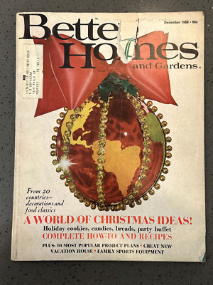 Better Homes and Gardens Magazine - December 1968 - A World of Christmas Ideas-image