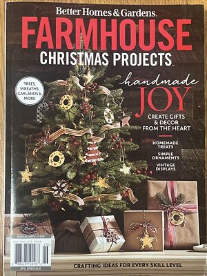 FARMHOUSE CHRISTMAS PROJECTS Magazine 2022 Better Homes & Gardens CRAFTS DECOR-image