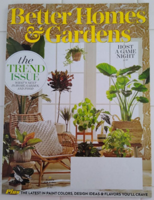 BETTER HOMES & GARDENS, MARCH 2019, THE TREND ISSUE-NEXT IN HOME, GARDEN & FOOD-image