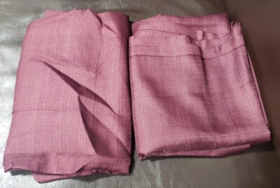 Mainstays Rod Pocket Panel Pair/Curtain Deep Burgundy 40