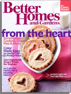 Better Homes and Gardens - 2010, February - Baking Recipes From The Heart, Color-image