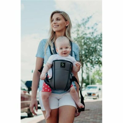 Cozy Cover 4-1 Convertible Baby Carrier, Grey, Brand New-image