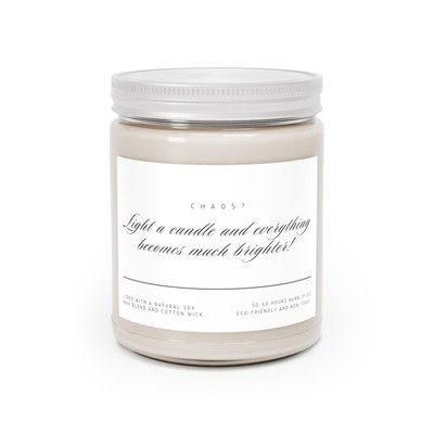 Light a candle, Cozy weather, winter candle, Eco friendly Scented Candles, 9oz-image
