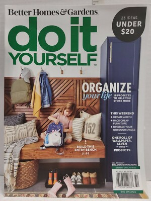 Better Homes And Gardens Do It Yourself DIY Magazine Organize your Life 23 Ideas-image
