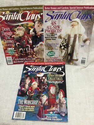 Santa Claus Magazine Better Homes 94 96 97 dolls figures decorating crafts diy +-image