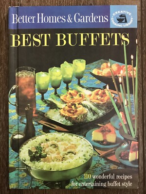 VINTAGE Better Homes & Gardens Best Buffets 1963 COOKBOOK Recipes RARE-image