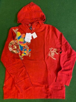 NWT Namitatsu （波達）brand hoodie traditional Japanese design Import from Japan-image