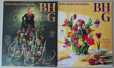 Better Homes & Gardens Magazine Lot 2 Issues 2022-3 Dec Mar Dolly Parton Spring-image
