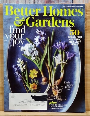 Better Homes & Gardens Magazine FEBRUARY 2021 Find Your Joy 50+ Ideas for a Happ-image