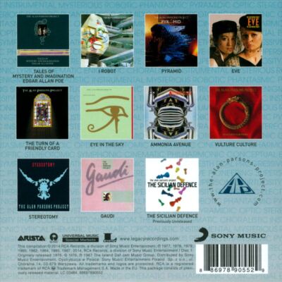 THE ALAN PARSONS PROJECT - THE COMPLETE ALBUMS COLLECTION NEW CD-image