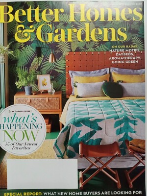 Better Homes and Gardens Magazine March 2020 What's Happening Now 45 New Trends-image