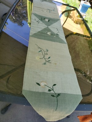 Pier One Imports Fall Flowers Colors Table Runner  16×90