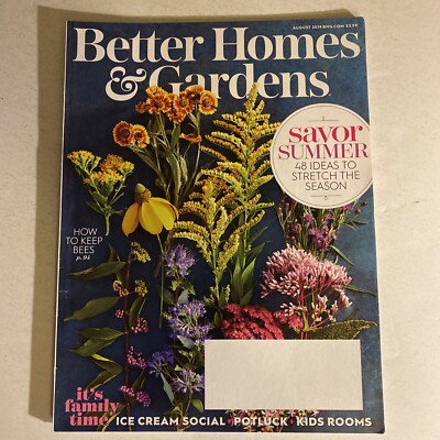 Better Homes & Gardens Magazine August 2019 SUMMER 48 IDEAS, HOW TO KEEP BEES-image