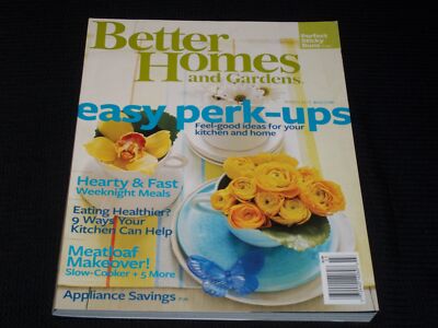 2010 MARCH BETTER HOMES & GARDENS MAGAZINE - EASY PERK UPS COVER - E 2800-image