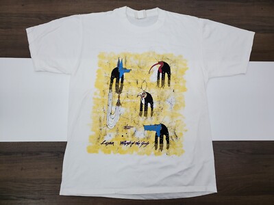 VINTAGE Luxor Winds of the gods Size Medium Shirt Casino Tee Frederic Jinear Art-image