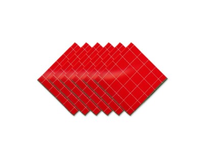 Design Imports Joyful Dobby , Napkin Set, 6 Piece Red T4104034-image