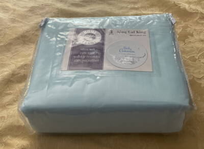 Becky Cameron 1800 Series King CAL Duvet  Set Home Collection New Package AQUA-image