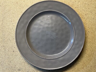 Pier 1 Imports Martillo Fog Gray Hammered TextureDinner Plate 10.5