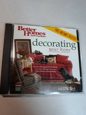 1996 Better Homes and Gardens-Decorating Your Home:Getting Started Software CD -image
