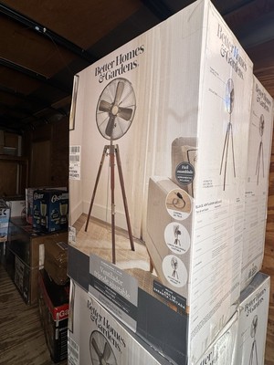 Better Homes & Gardens SFDR3-400CPT New 3 Speed Oscillating 16 in Stand Fan-image