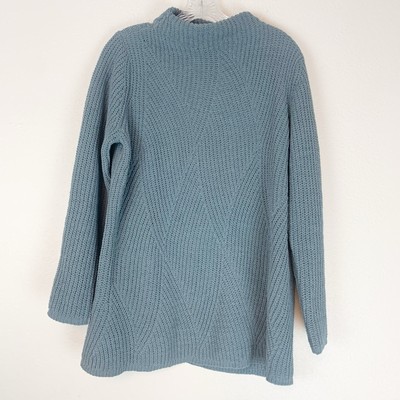 J. Jill Sweater Womens Large Chenille Soft Cozy Ribbed High Neck Career Tunic-image