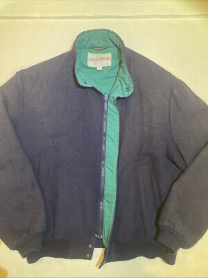 Vintage Wool Jacket Field & Stream Made in USA Coat Men’s Size L Retro 90s 80s-image