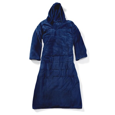 - 10lb Weighted Hoodie Snuggle, 100% Fleece Weighted Wearable Blanket Hoodie ...-image