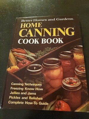 1973 FIRST EDITION & PRINTING BETTER HOMES AND GARDENS CANNING COOKBOOK-image
