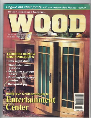 Better Homes and Gardens Wood Back Issue Magazine October 1998 Issue 108-image
