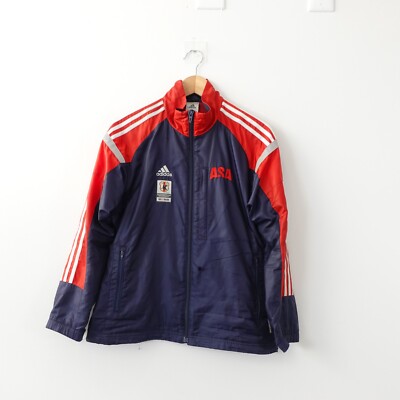 Blue Track Packable Windbreaker VINTAGE S Jacket ADIDAS JFA 2009 Japan Soccer-image