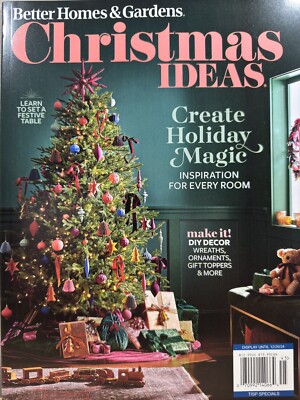 Better Homes & Gardens  Magazine- Christmas Ideas Create Magic-2024-image