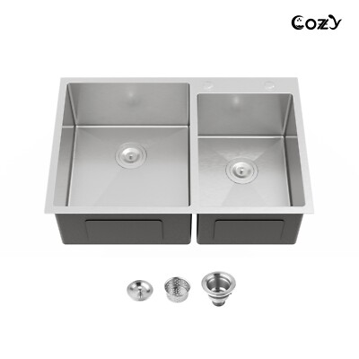COZY Stainless Steel Kitchen Sink, 33
