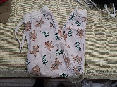 Womens Secret Treasures Sleepwear Cozy Sleep Pants Pajama Pants Christmas M 8-10-image