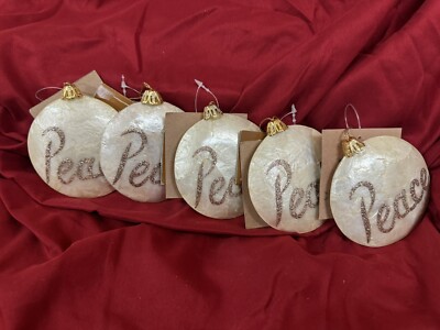 Cozy Traditions Peace Ornaments-image