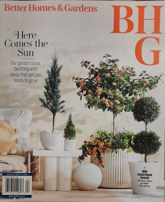 Better Homes &Gardens Magazine April 2024 Our Garden Issue Bursting With Ide...-image