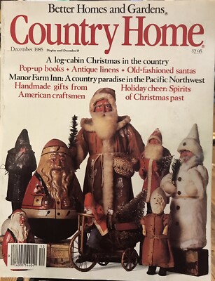 Better Homes and Gardens COUNTRY HOME Magazine Dec 1985 Christmas Holiday Issue-image