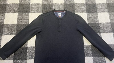 Copper Oak Supply Sweatshirt Mens XL Gray Henley Long Sleeve Outdoor Casual-image