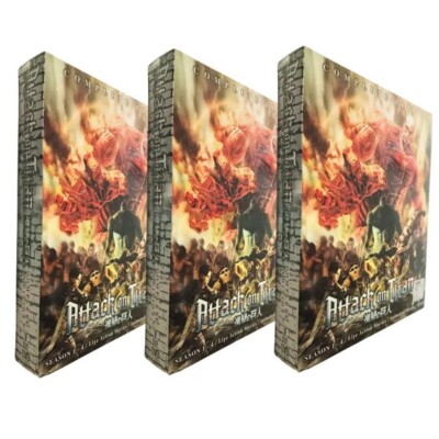DVD Complete Attack on Titan (Season 1 - 4) + 2 Movie + 8 OVA English Version-image