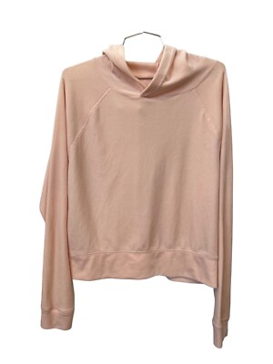 So Cozy Sweatshirt Hoodie Size Large Pink Pullover Polyester Blend Active Sporty-image