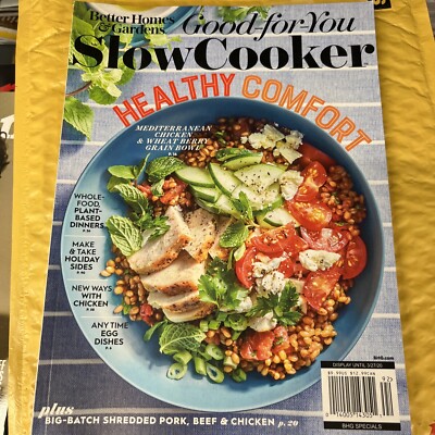 Slow Cooker Healthy Comfort Magazine Better Homes Gardens T-553-image