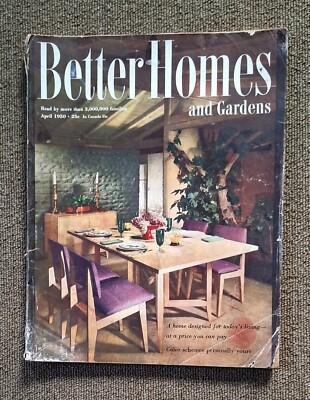 April 1950 Better Homes and Gardens Magazine-image