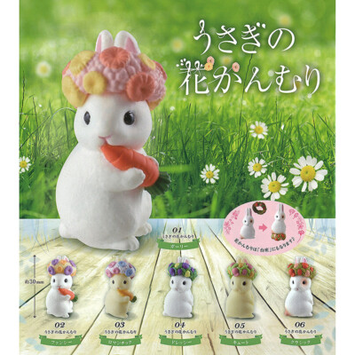 Rabbit Flower Crown Mini Figure Collection-image