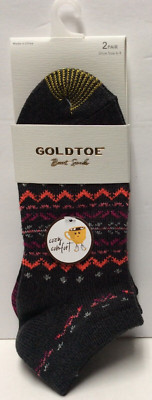 GOLDTOE Cozy Comfort Boot Socks Women's Shoe Size 6-9  NEW-image