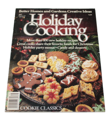 Better Homes and Gardens Creative Holiday Cooking 1987 Cookbook 100 New Recipes-image